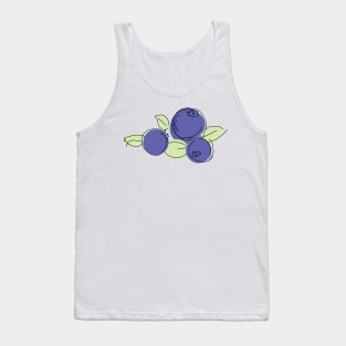 Blueberries Tank Top